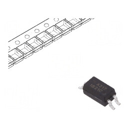 Optocuplor SMD cu 1 Canal, Ieșire Tranzistori, Izolație 3,75kV, Tensiune Colector-Emiter 80V, SO4 | Electronic-mag.ro | Componen