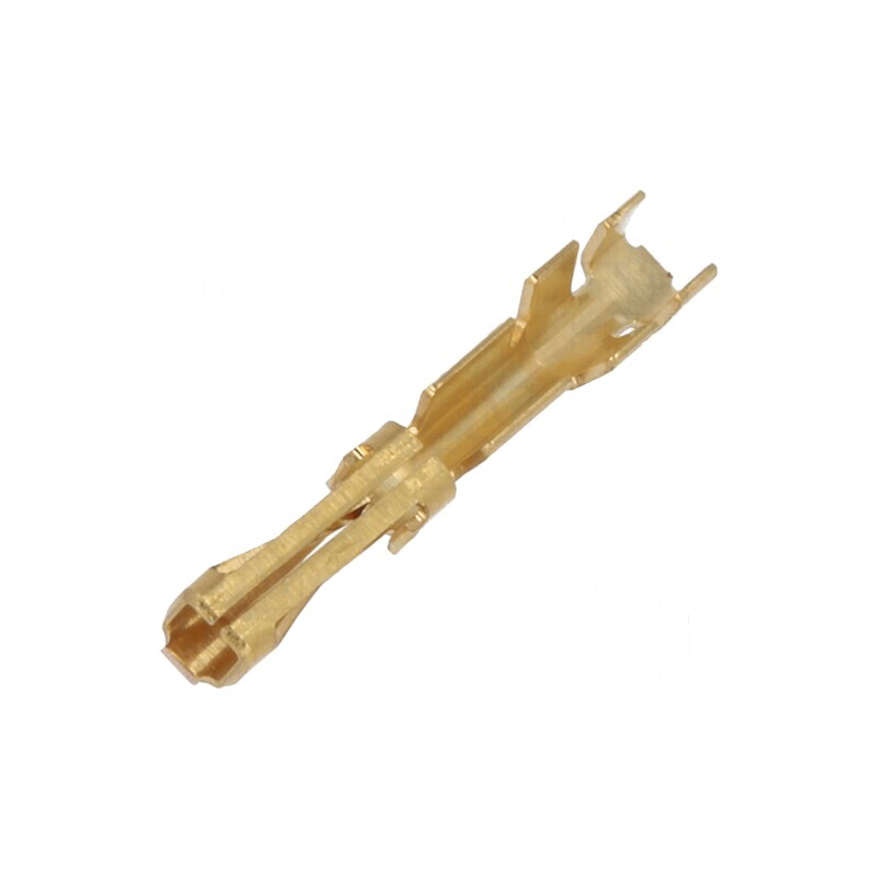 Pin mamă aurit 26AWG÷22AWG AMPMODU MOD II pentru cablu crimpat | Electronic-mag.ro | Componente Electronice
