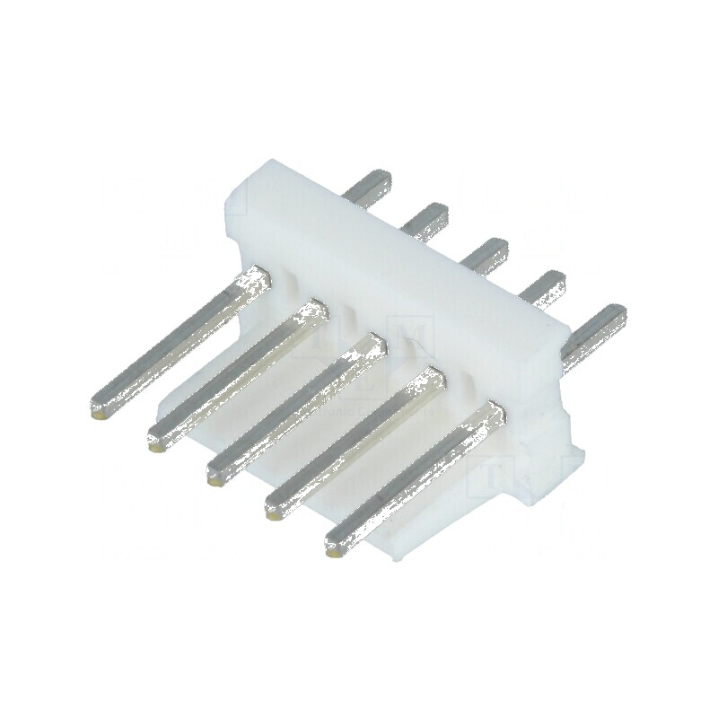 Conector cablu-placă soclu tată 5 pini polarizați 2,54mm THT | Electronic-mag.ro | Componente Electronice