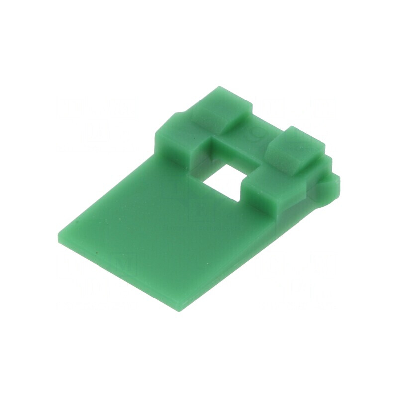 Clichet de blocare tată ML-XT PIN 2 - Verde | Electronic-mag.ro | Componente Electronice