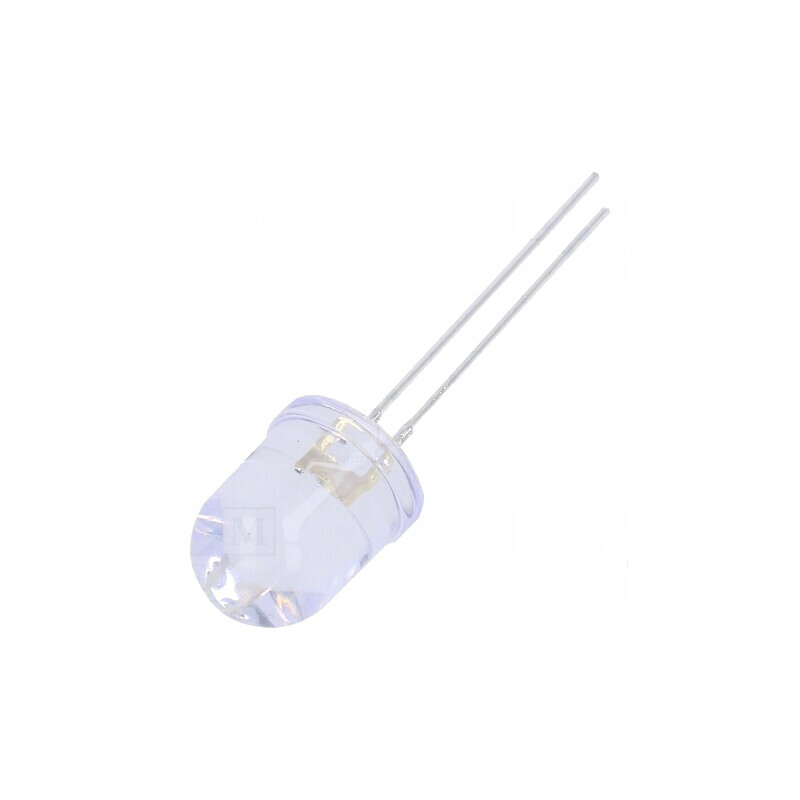 LED Alb Rece 10mm 7000mcd 30° Convex 3-13VDC | Electronic-mag.ro | Componente Electronice