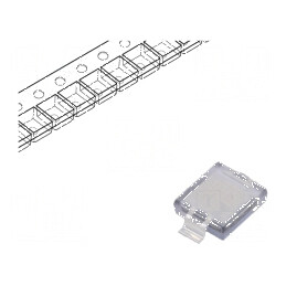 Fotodiodă PIN SMD 940nm 5nA dreptunghiulară plată transparentă - Componentă electronică pentru aplicații optoelectronice | Elect