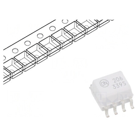 Optocuplor SMD 1 Canal, 2,5kV Izolație, 30V Uce, Tranzistori | Electronic-mag.ro | Componente Electronice
