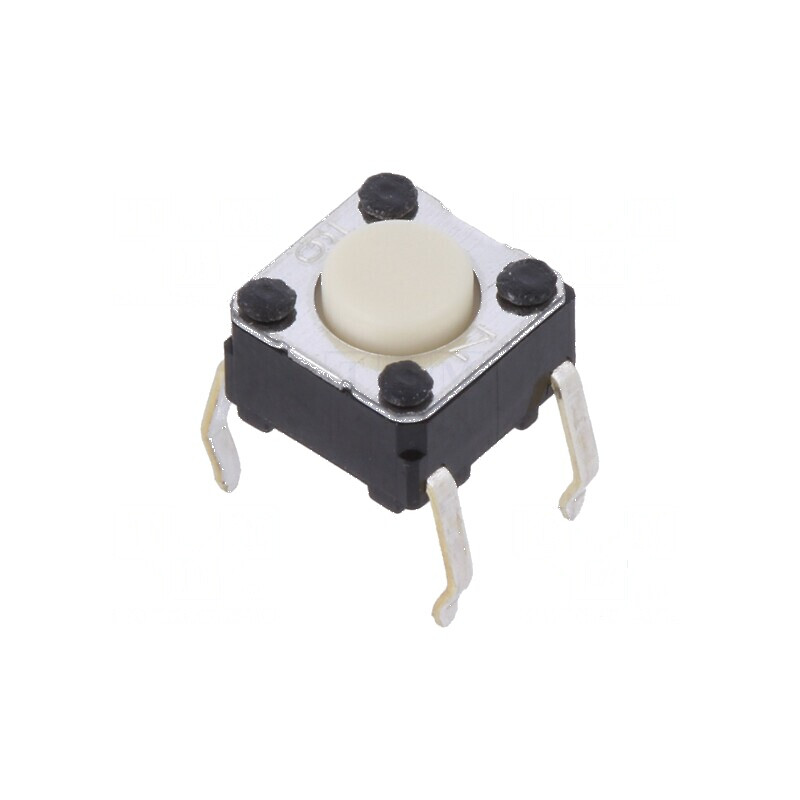Microîntrerupător TACT SPST-NO 0,05A/24VDC THT Poz: 2 Fără | Electronic-mag.ro | Componente Electronice