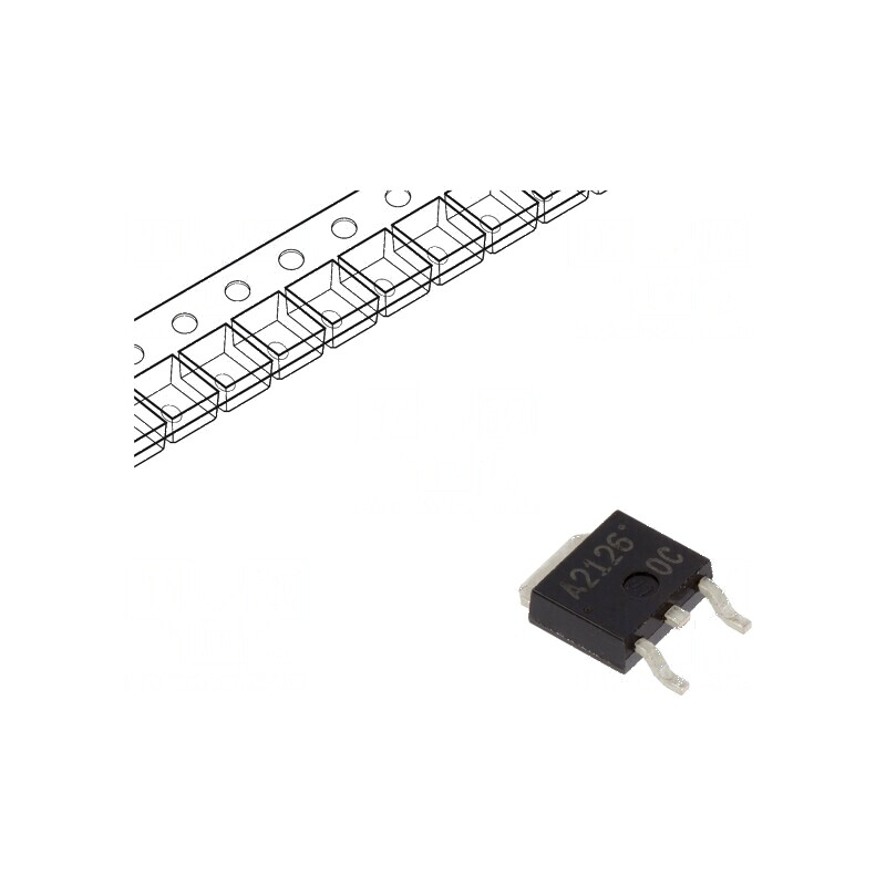 Tranzistor PNP bipolar 50V 3A 0,8W TO252 pentru aplicații electronice | Electronic-mag.ro | Componente Electronice