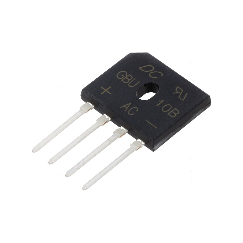 Punte redresoare monofazat Urmax 100V 10A 220A pentru aplicații electrice | Electronic-mag.ro | Componente Electronice