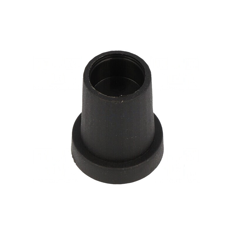 Buton rotativ conică termoplast neagră Ø6mm Ø14x18mm | Electronic-mag.ro | Componente Electronice