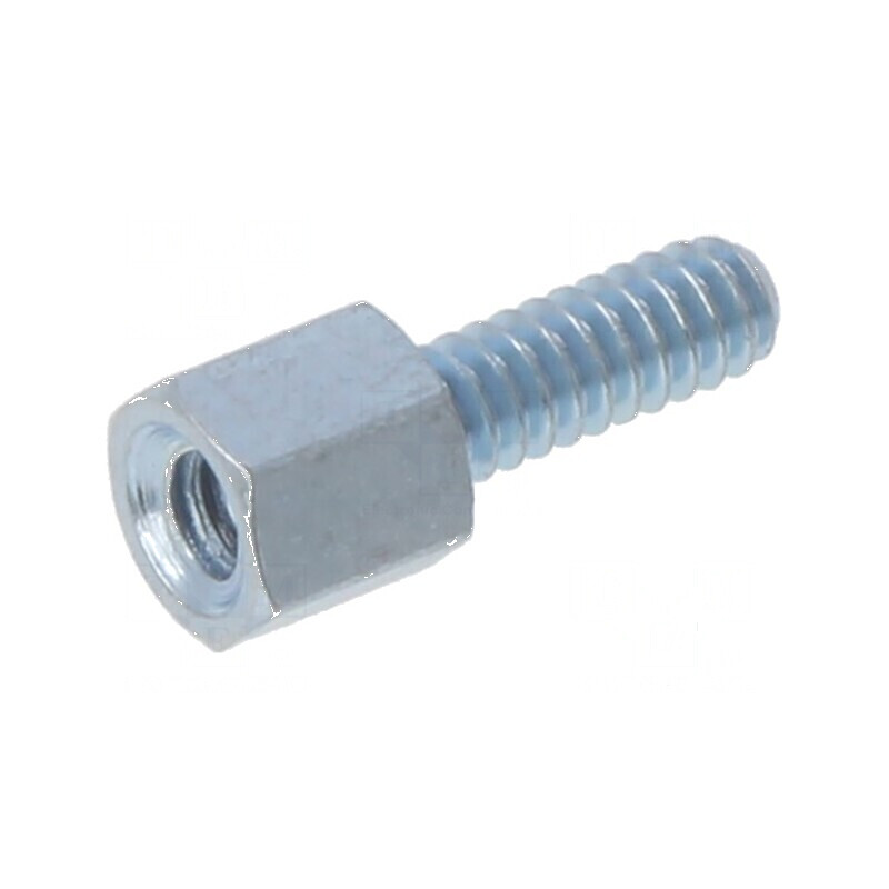 Piuliță distanțieră filetată 4,8mm UNC4-40 din oțel pentru prindere sigură | Electronic-mag.ro | Componente Electronice