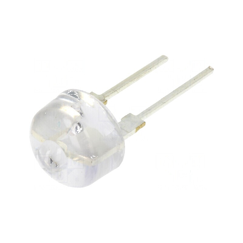 LED 10mm roșie 90000÷120000mcd 12° cu parte frontală convexă | Electronic-mag.ro | Componente Electronice