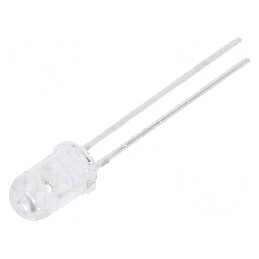 Emițător IR 5mm T-1 3/4 850nm Transparent 50mW 22° THT 100mA pentru Proiecte Electronice | Electronic-mag.ro | Componente Electr