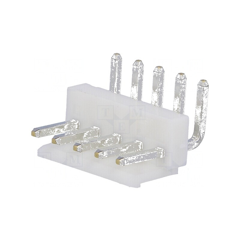 Conector cablu-placă soclu tată VH 3,96mm PIN 5 THT 250V 10A | Electronic-mag.ro | Componente Electronice