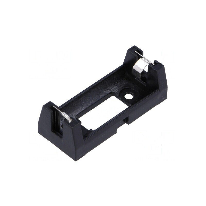 Suport pentru baterie CR123A/R123, negru, 1 bucata | Electronic-mag.ro | Componente Electronice