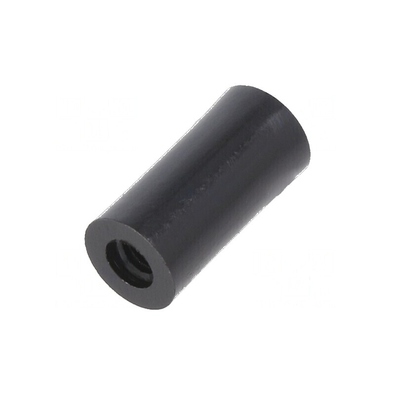 Manşon distanţier cilindric din poliamidă M4, Lungime 16mm, Diametru exterior 8mm | Electronic-mag.ro | Componente Electronice