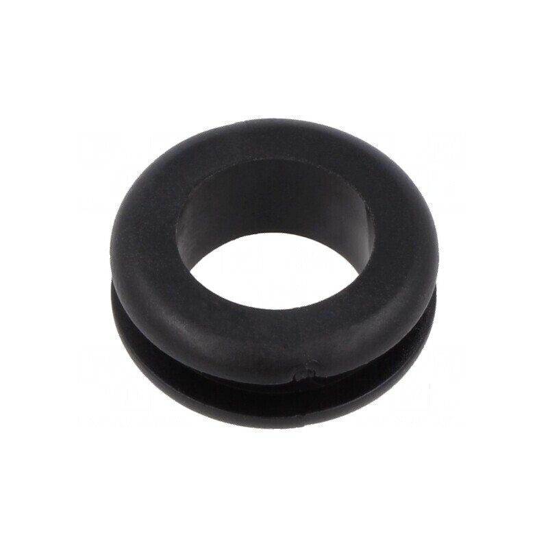 Manșon Øorif 22mm - Øorif 16mm Negru pentru Panouri cu Grosime Maximă de 4mm | Electronic-mag.ro | Componente Electronice