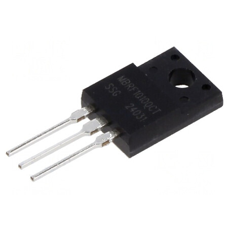 Diodă Schottky THT 100V 10A ITO220AB, Ufmax 850mV - Redresor eficient pentru aplicații electrice | Electronic-mag.ro | Component