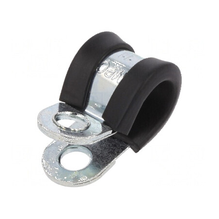 Clipsuri Øbuclă 11mm W 15mm din oţel cu protecţie EPDM | Electronic-mag.ro | Componente Electronice