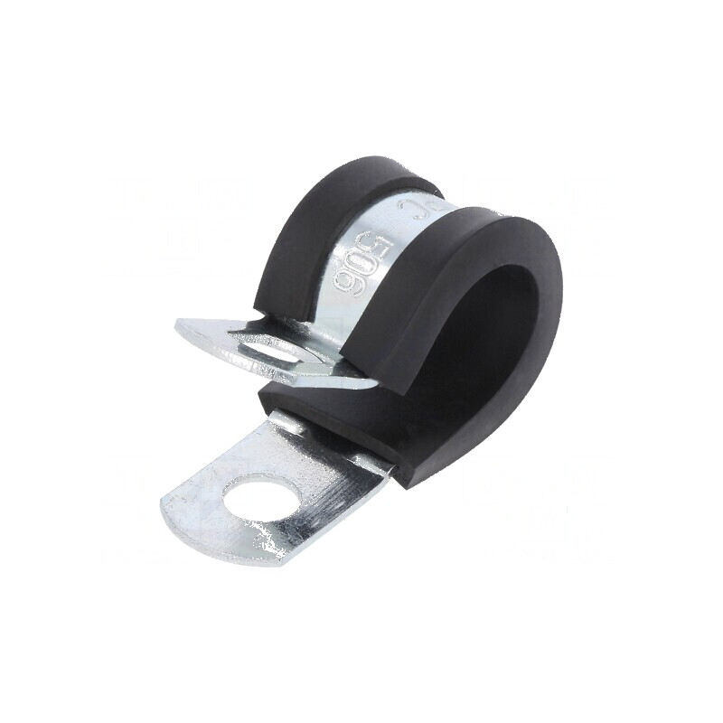 Clipsuri din oțel pentru Øbuclă 12,7-14,3mm, lățime 13mm, orificiu montaj 6,5mm | Electronic-mag.ro | Componente Electronice