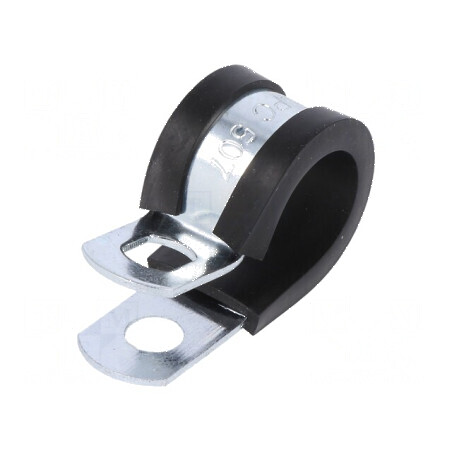 Clipsuri Øbuclă din oţel, dimensiuni 14,3÷15,9mm, lăţime 13mm, orificiu montare 6,5mm | Electronic-mag.ro | Componente Electroni