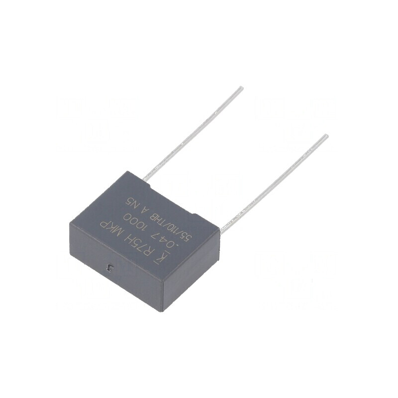 Condensator polipropilenă R75 47nF 18x7,5x13,5mm THT ±5% pentru circuite electronice | Electronic-mag.ro | Componente Electronic