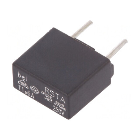 Siguranţă întârziere 1,6A 250VAC 63VDC 8,4x4x7,8mm pentru protecția circuitelor electrice | Electronic-mag.ro | Componente Elect