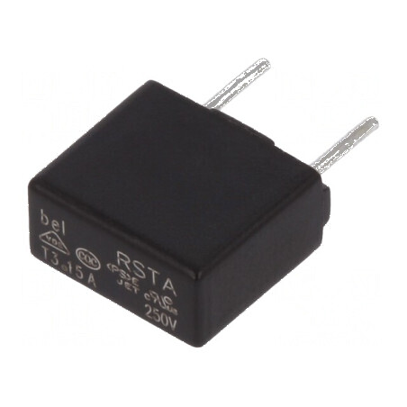 Siguranţă întârziere 3,15A 250VAC 63VDC RSTA - Pungă de protecţie pentru instalaţii electrice | Electronic-mag.ro | Componente E