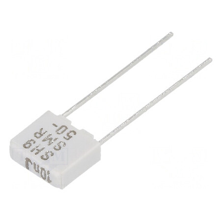 Condensator metalizat PPS SMR 10nF THT 7,2x2,5x6,5mm ±5% 5mm | Electronic-mag.ro | Componente Electronice