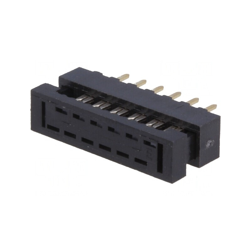 Conector IDC adaptor PIN 12 THT pentru cablu bandă 1mm | Electronic-mag.ro | Componente Electronice Conector IDC adaptor PIN 12 THT pentru cablu bandă 1mm | Electronic-mag.ro | Componente Electronice
