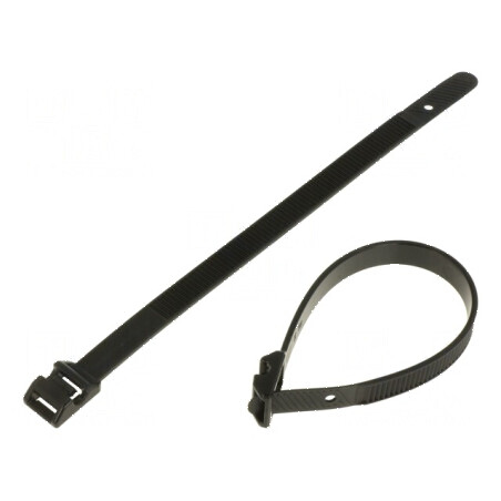 Colier de strângere dinţată exterior L: 180mm W: 9mm 360N - accesorii de fixare industrială | Electronic-mag.ro | Componente Ele