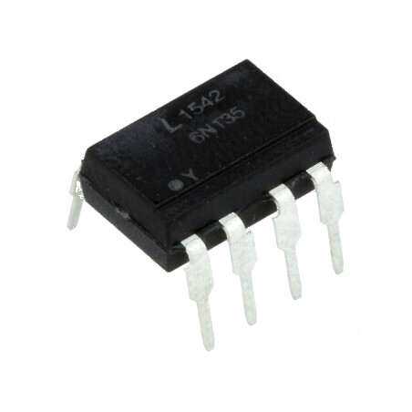 Optocuplor THT DIP8 cu 1 ieșire, tranzistori, izolație 5kV, tensiune colector-emitor 20V | Electronic-mag.ro | Componente Electr