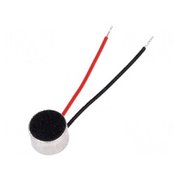Microfon electret 50-16000Hz 2,2kΩ -38dB Ø9,7x6,5mm pentru înregistrări audio profesionale | Electronic-mag.ro | Componente Elec