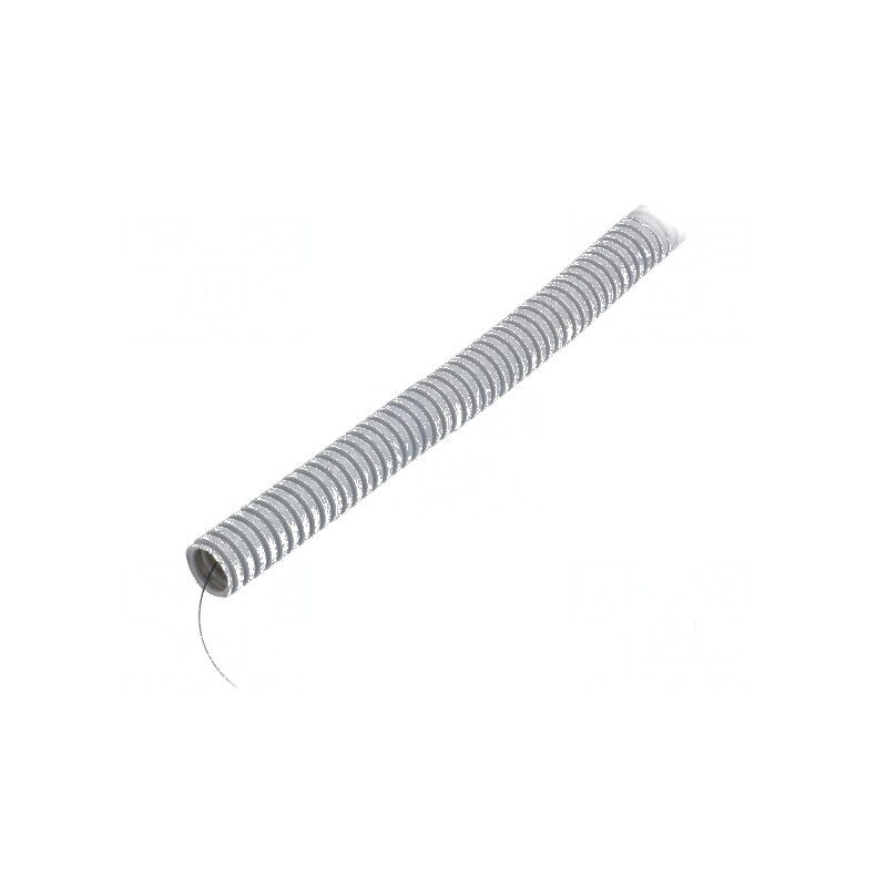 Tub de protecție PVC gri 20mm, lungime 25m, rezistent la temperaturi între -25 și 60°C, 320N | Electronic-mag.ro | Componente El