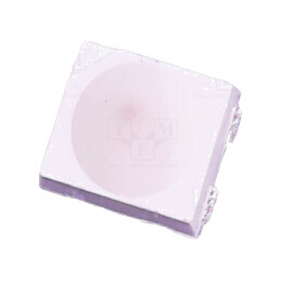 LED SMD PLCC4 RGB 3,2x2,7x1,85mm 120° 20mA Lumin.roşu 700mcd - Iluminat RGB pentru proiecte creative | Electronic-mag.ro | Compo