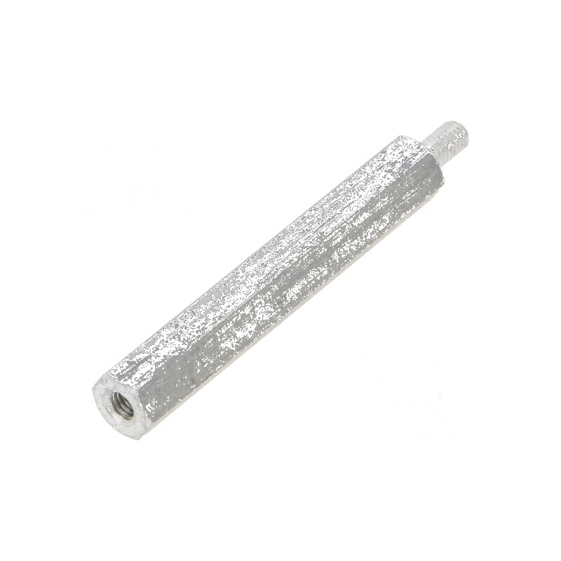 Piuliță distanțieră filetată 40mm M3 interior și exterior | Electronic-mag.ro | Componente Electronice