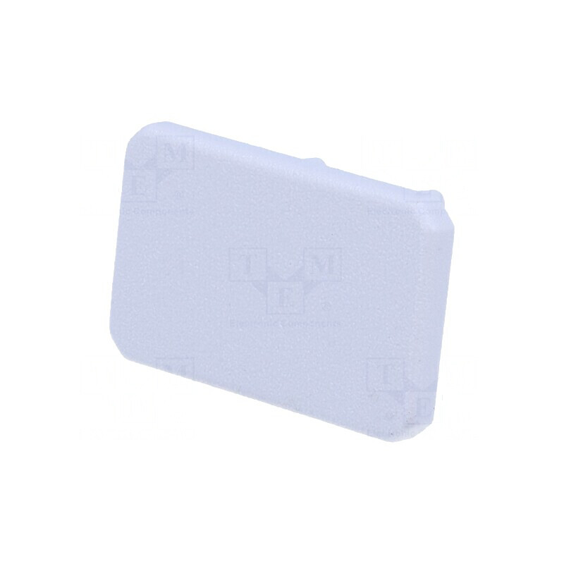 Obturator LED profil gri 2 bucăți ABS MIKRO-LINE12 | Electronic-mag.ro | Componente Electronice