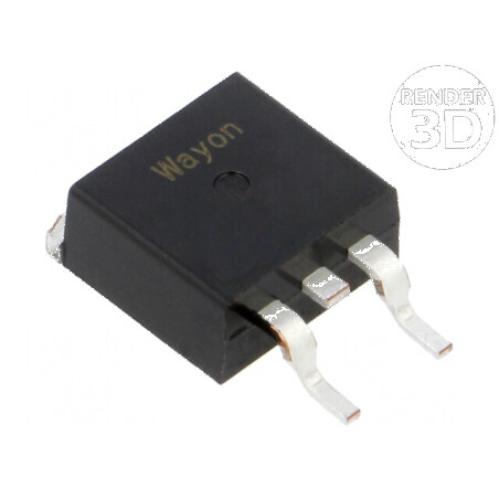 Tranzistor P-MOSFET unipolar TO252 - componentă electronică pentru circuite integrate | Electronic-mag.ro | Componente Electroni