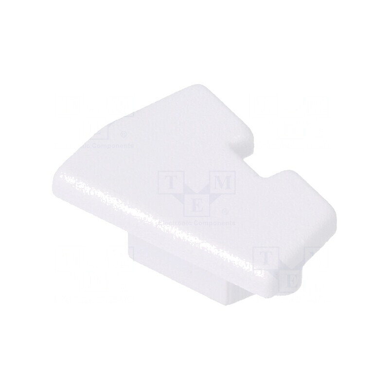 Obturație LED profil albă 2 buc ABS GEN2 cu orificiu | Electronic-mag.ro | Componente Electronice