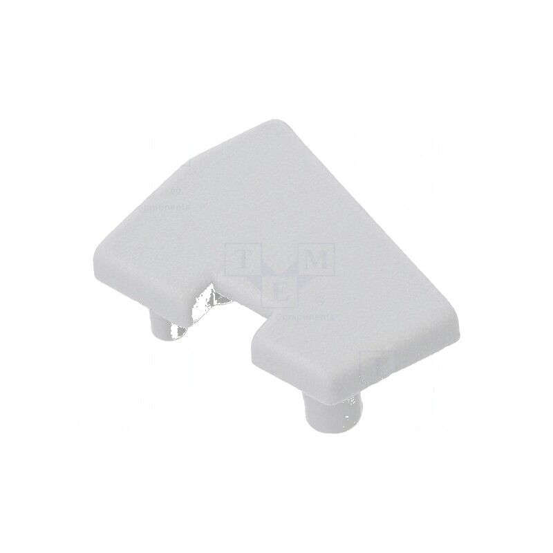 Obturator LED profil gri 2 bucăți ABS GEN2 cu orificiu | Electronic-mag.ro | Componente Electronice