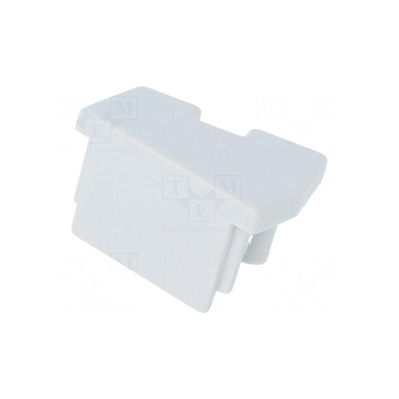 Obturator LED profil gri 2 bucăți ABS EDGE10 | Electronic-mag.ro | Componente Electronice