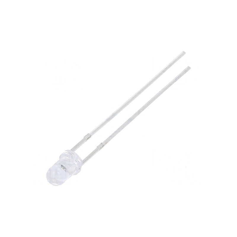Fototranzistor 3mm cu lungime de undă maximă 900nm, 30V, unghi de deschidere 20°, lentilă transparentă | Electronic-mag.ro | Com