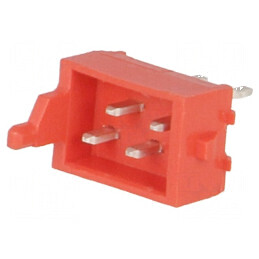 Micro-MaTch soclu tată PIN 4 THT pentru PCB 1,5A - Conector de calitate pentru aplicații electronice | Electronic-mag.ro | Compo