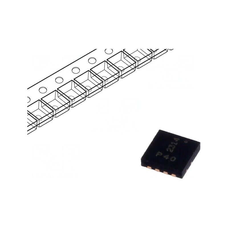 Tranzistor P-MOSFET unipolar 40V 5,4A 0,81W PowerDI®3333-8 - Componente electronice | Electronic-mag.ro | Componente Electronice