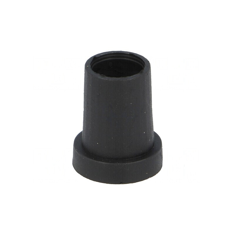 Buton rotativ conică termoplastică negru Ø6,35mm Ø14x18mm | Electronic-mag.ro | Componente Electronice