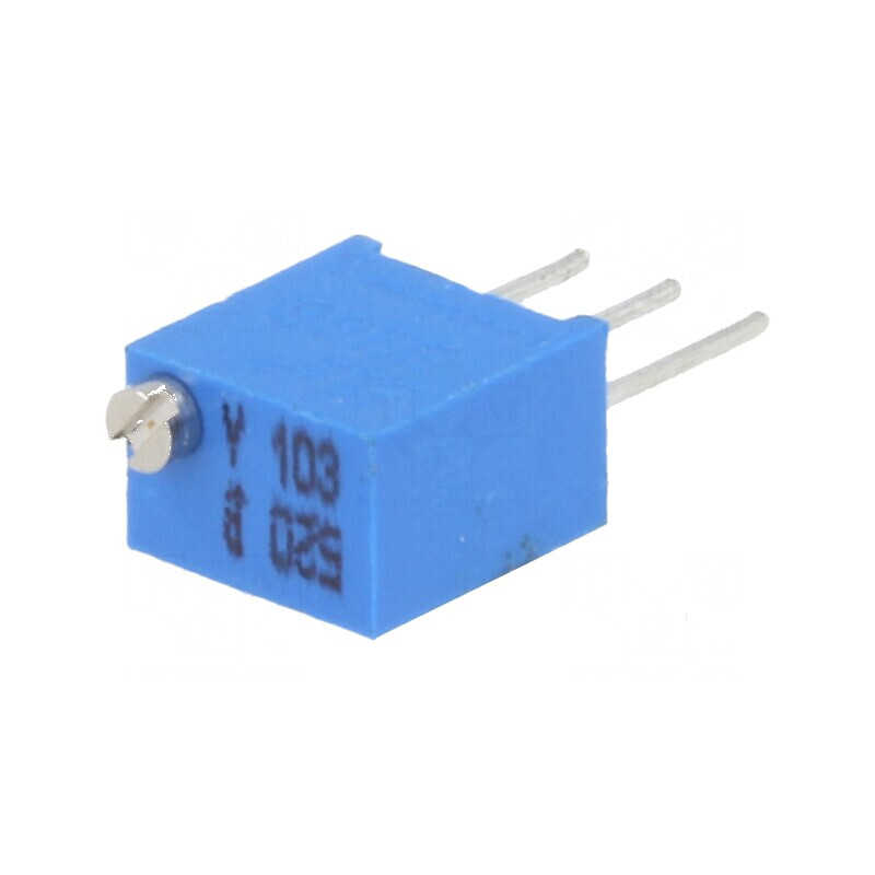 Potenţiometru multitură 10kΩ 250mW ±10% linear pentru montare | Electronic-mag.ro | Componente Electronice