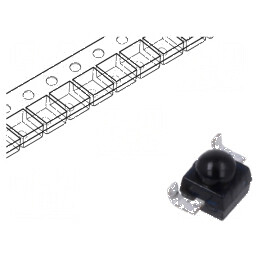 Fototranzistor Gull Wing 1,8mm λp max: 860nm 20V 15° - Componentă electronică pentru detectare lumină | Electronic-mag.ro | Comp