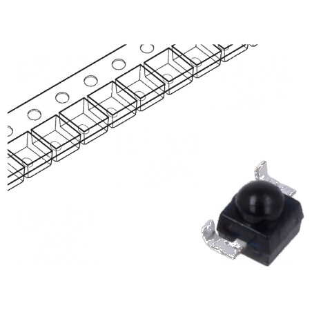 Fototranzistor Gull Wing 1,8mm λp max: 860nm 20V 15° - Componentă electronică pentru detectare lumină | Electronic-mag.ro | Comp