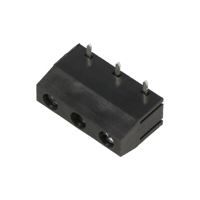 Regletă de conexiuni pentru PCB drept, 7,5mm, 3 piste pentru PCB | Electronic-mag.ro | Componente Electronice