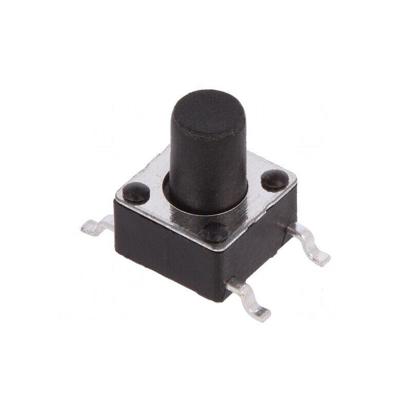 Microîntrerupător TACT SPST-NO 0,05A/12VDC SMT - Poziția 2, Fără. | Electronic-mag.ro | Componente Electronice Microîntrerupător TACT SPST-NO 0,05A/12VDC SMT - Poziția 2, Fără. | Electronic-mag.ro | Componente Electronice