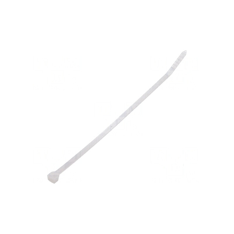 Colier de strângere poliamidă 220N naturală, dimensiuni L: 366mm, W: 4,6mm | Electronic-mag.ro | Componente Electronice