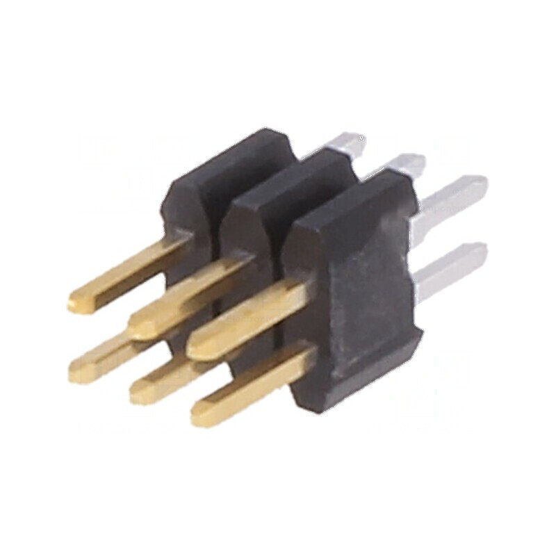 Conector şiruri pini Minitek127® tată cu 6 pini drept | Electronic-mag.ro | Componente Electronice