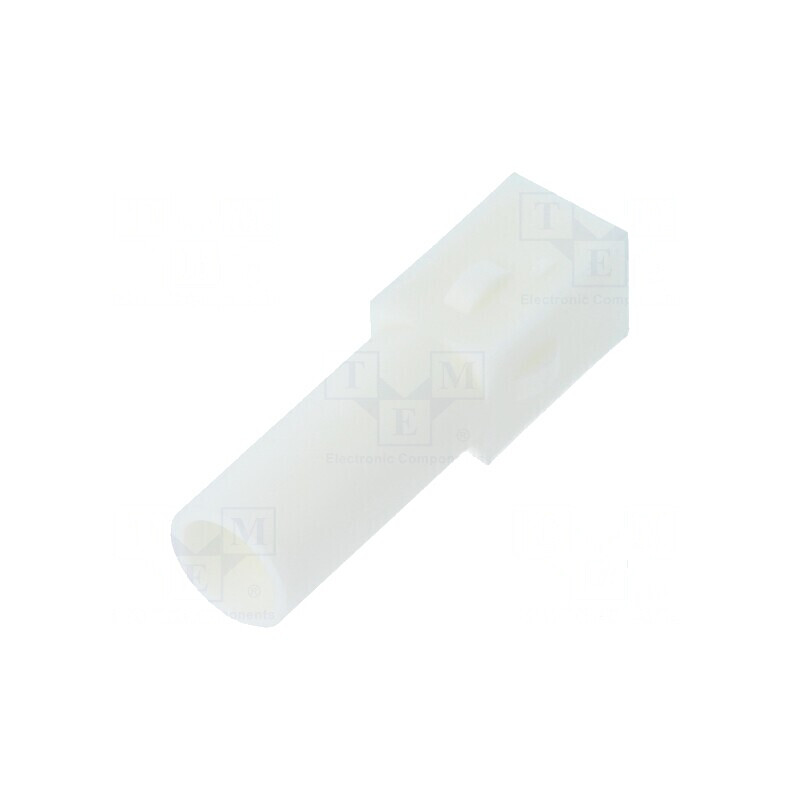 Conector cablu-cablu albă mufe tată/mamă 1 PIN 1x1 | Electronic-mag.ro | Componente Electronice